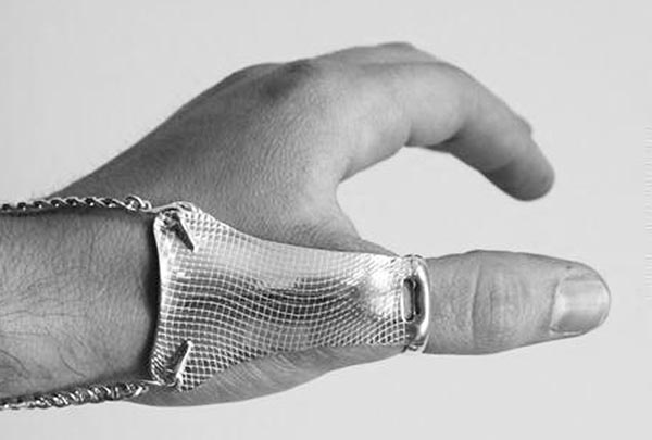 Fullthumb2© CMC, MCP and IP Joints Splint Ring Stable Thumb Splint Ring  Thumb Splint Ring Silver Splint Thumb Ring Splints Evabelle 